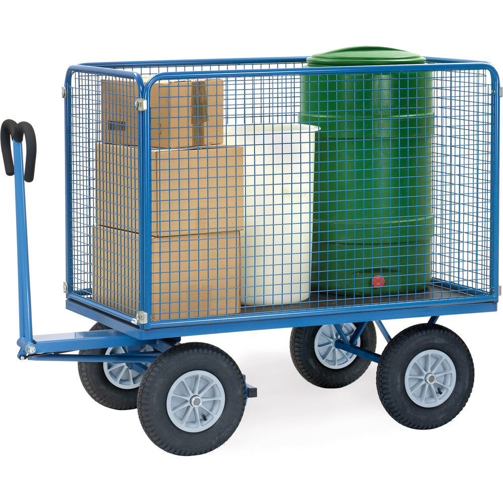 fetra® Hand truck with wire lattice 6445L