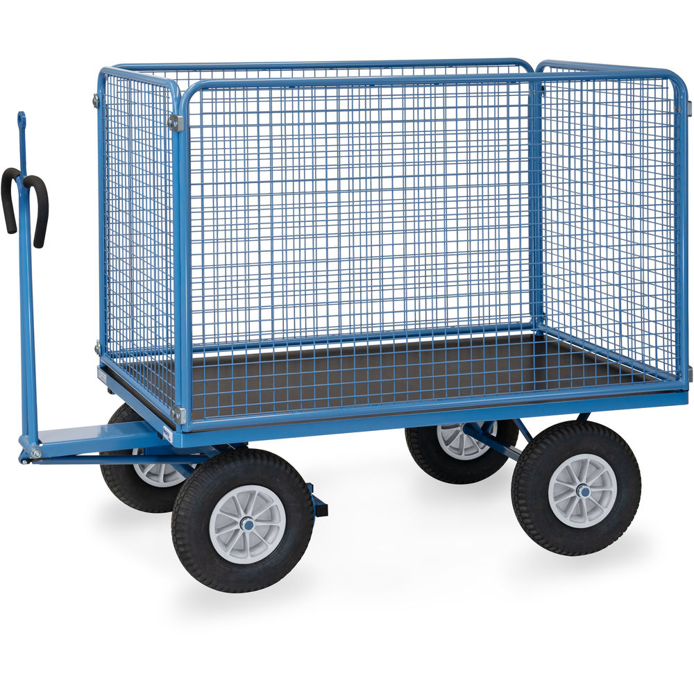 fetra® Hand truck with wire lattice and traction eye 6445PZ