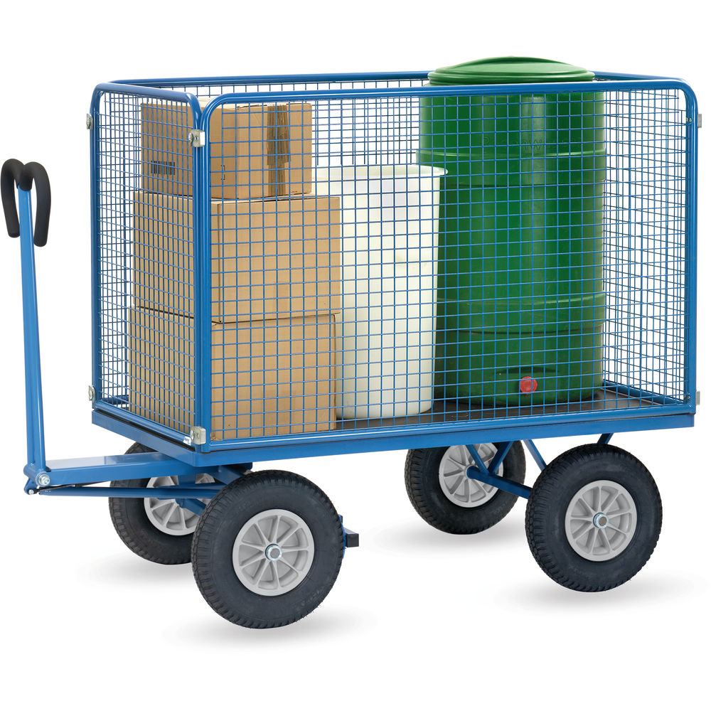 fetra® Hand truck with wire lattice 6445P
