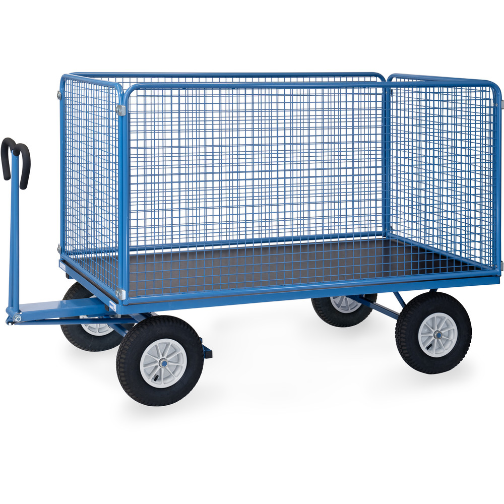 fetra® Hand truck with wire lattice 6446L