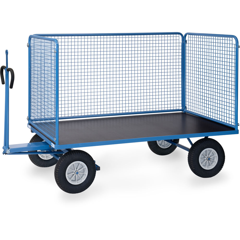fetra® Hand truck with wire lattice and traction eye 6446PZ