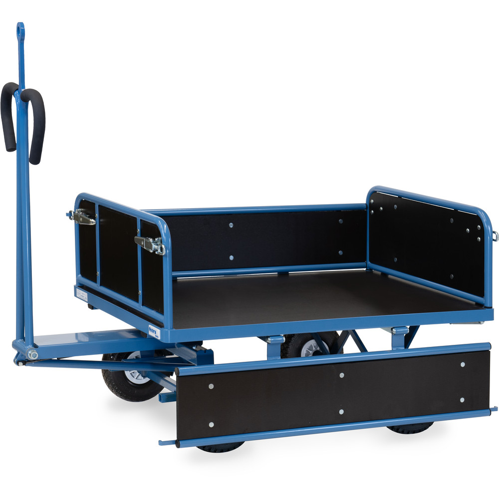 fetra® Hand truck with boards and traction eye 6453LZ