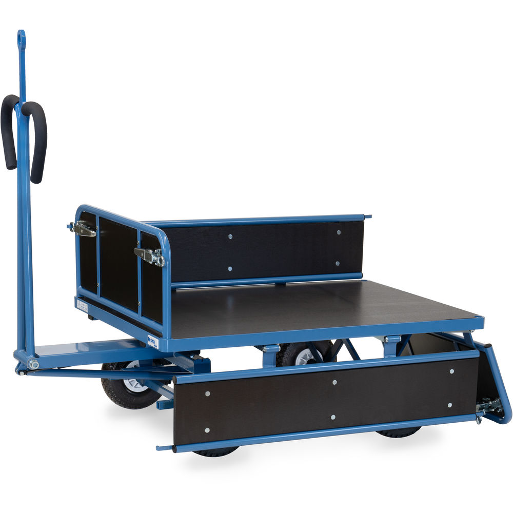 fetra® Hand truck with boards and traction eye 6453PZ