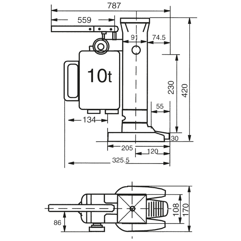 fetra® Machine lifter 6932
