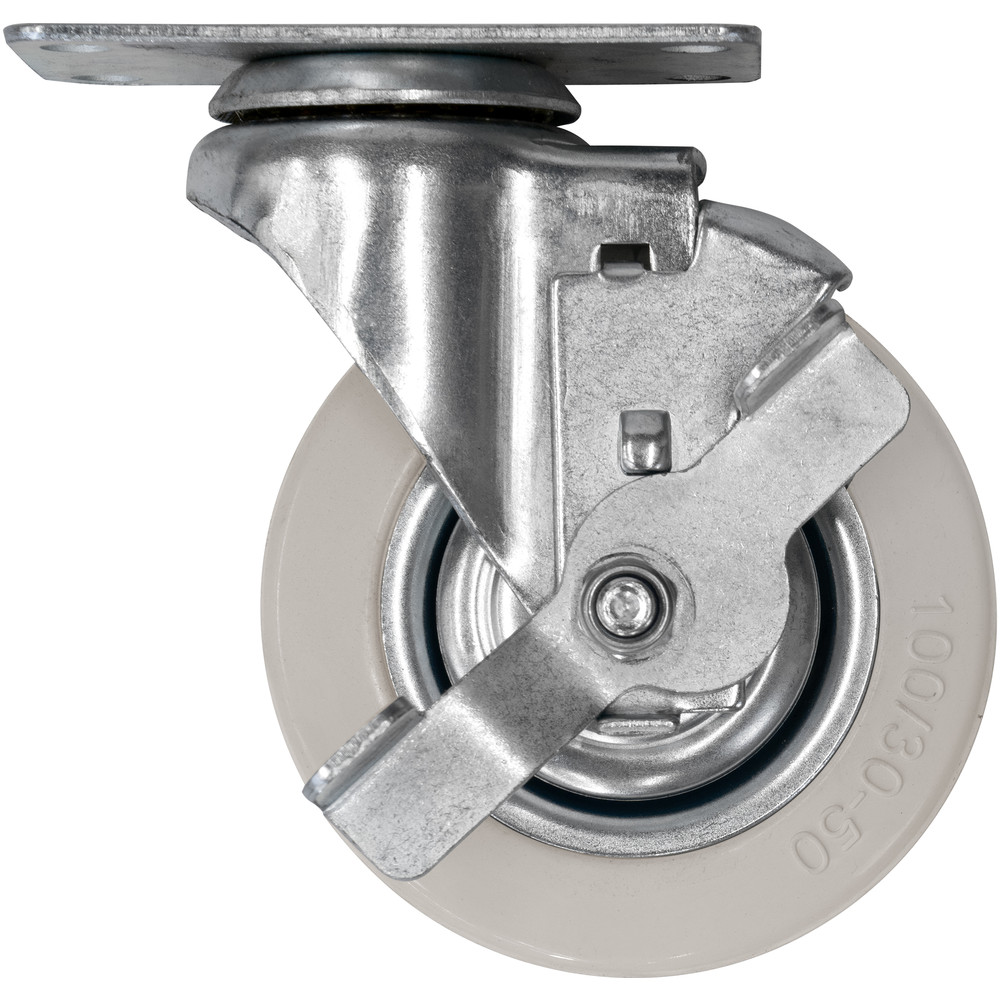 Swivel castor with lock 71911 for fetra® all steel trolley