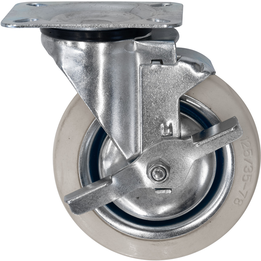 Swivel castor with lock 71912 for fetra® all steel trolley