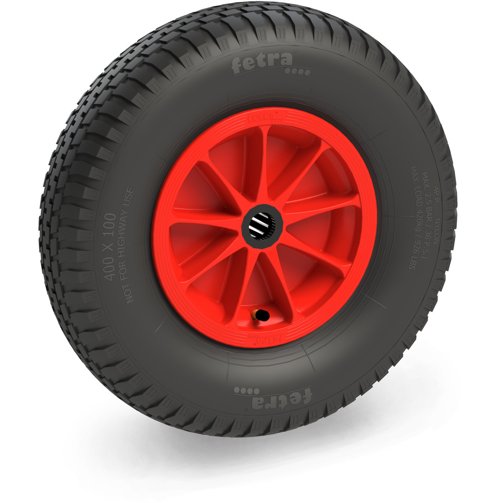 fetra® Pneumatic tyre 72121R - 400 x 100 mm