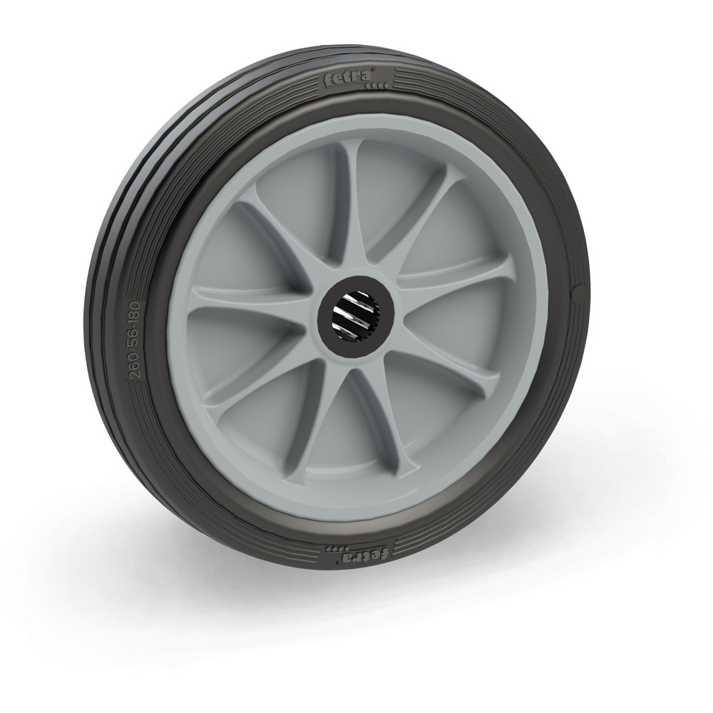 fetra® Solid rubber tyre 72217G - 260 x 56 mm
