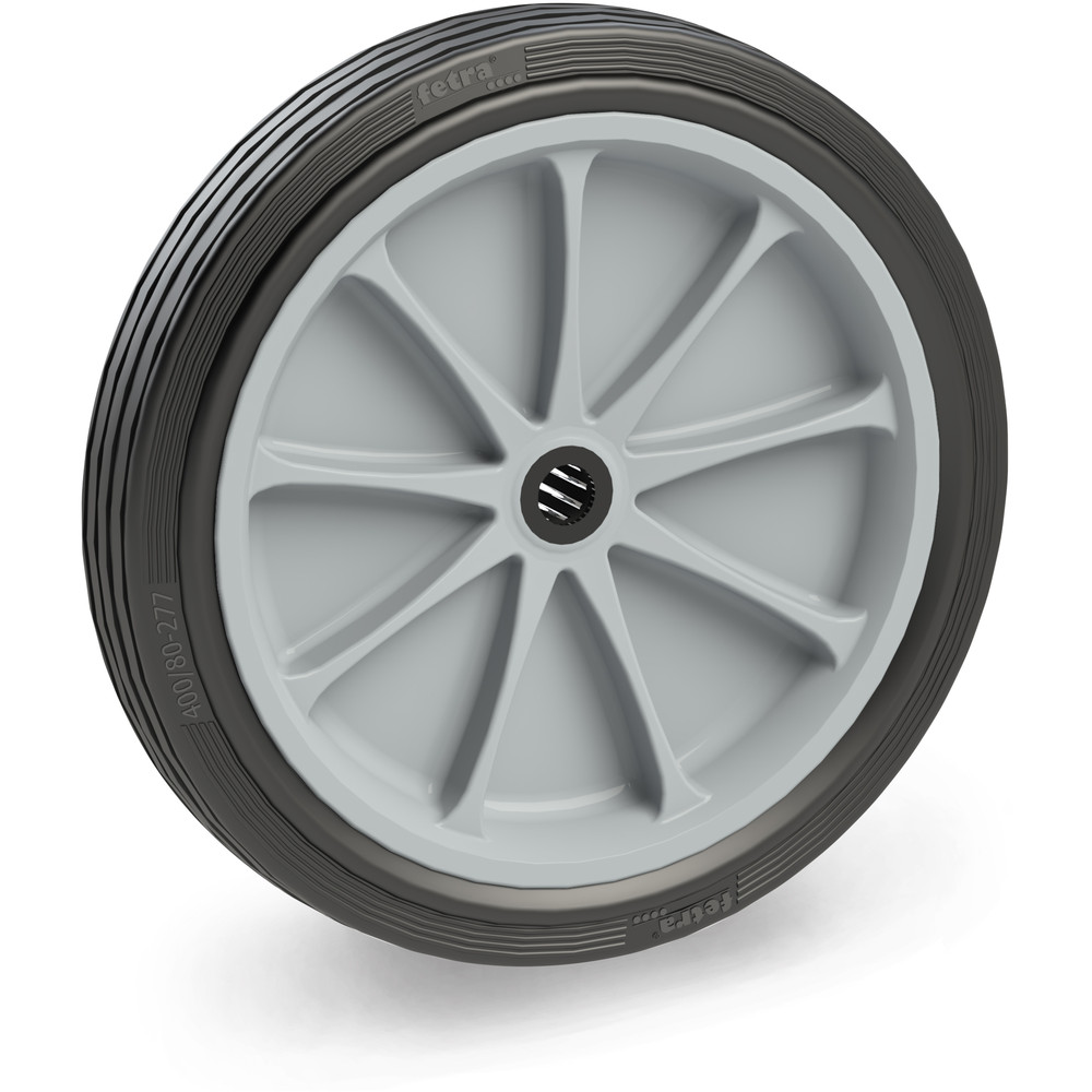 fetra® Solid rubber tyre 72221G - 400 x 74 mm