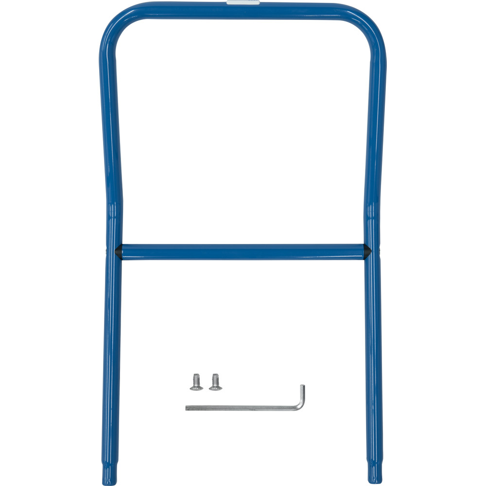 fetra® Push handle blue E1202SB for storeroom trolleys