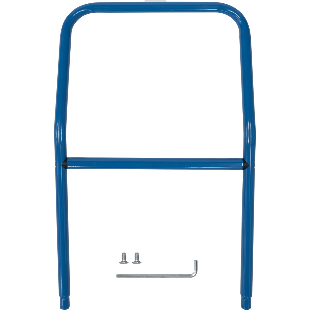 fetra® Push handle blue E1202SB for storeroom trolleys
