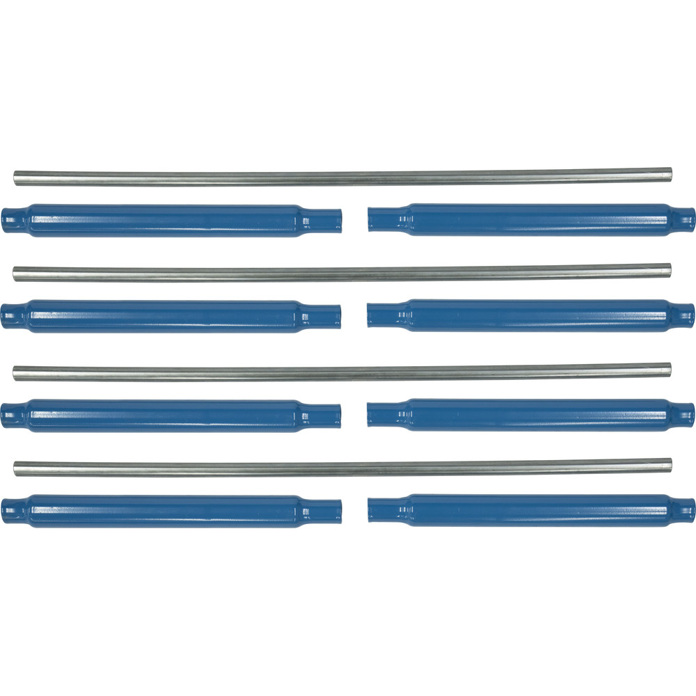 fetra® Support tubes blue E12422SR for table top cart 12422 - 12426