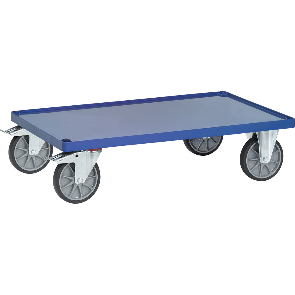 fetra® Driving frame with steel plate trays E2402WFR for heavy table top carts