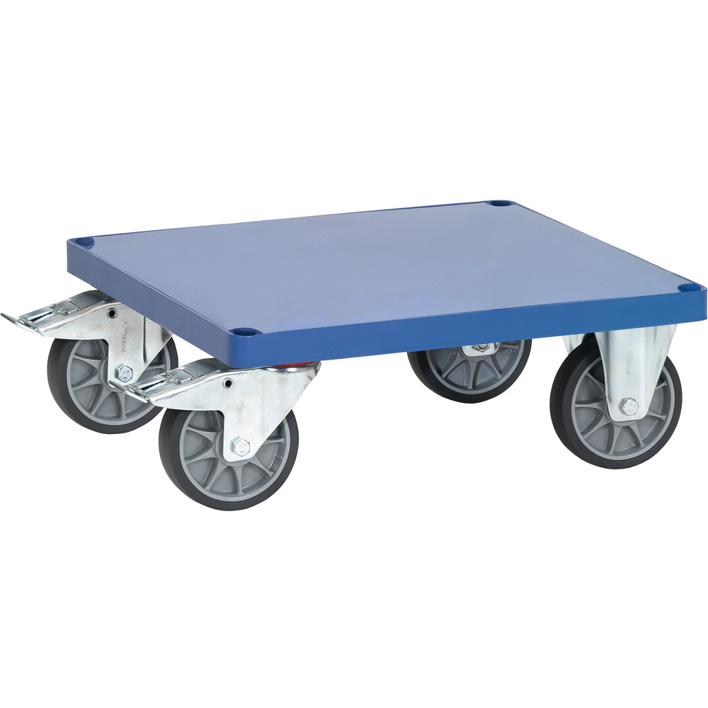 fetra® Driving frame with sheet steel E2496BFR for heavy table top carts