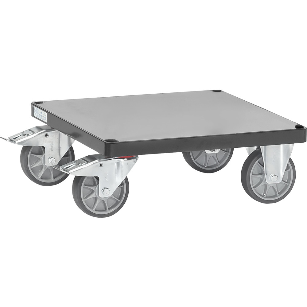 fetra® Driving frame GREY-EDITION E2496FR-7016 for heavy table top carts