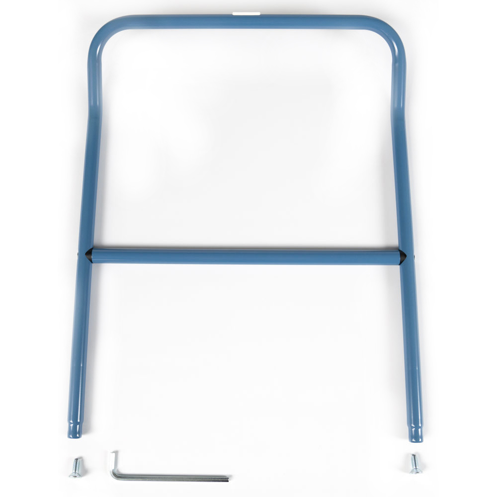 fetra® Push handle blue 600 mm for open carts