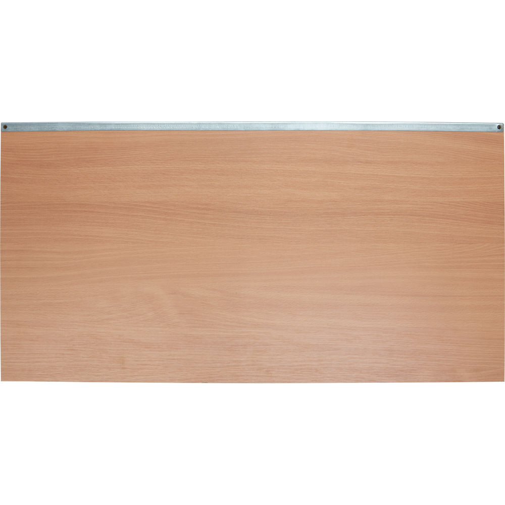 fetra® Longitudinal wall with wood E2530LW for three and four sided platform cart