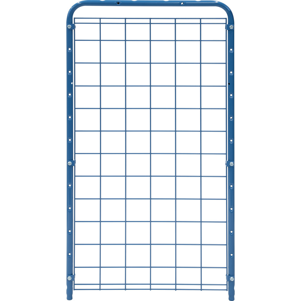 fetra® End wall for shelved trolleys E8481DSW middle height