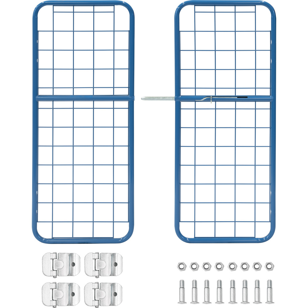 fetra® Wing doors for shelved trolleys and parcel carts E8481T middle height