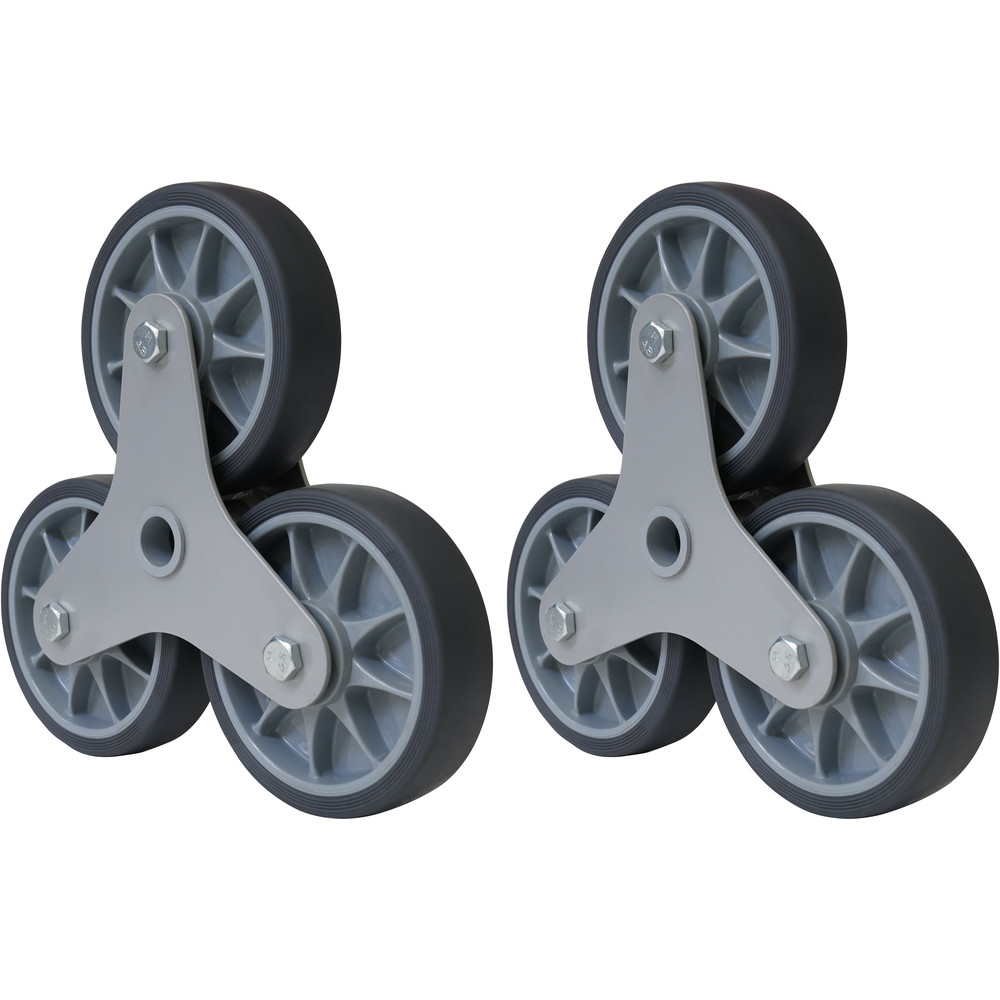 fetra® 3-armed wheel-spiders for aluminium trucks